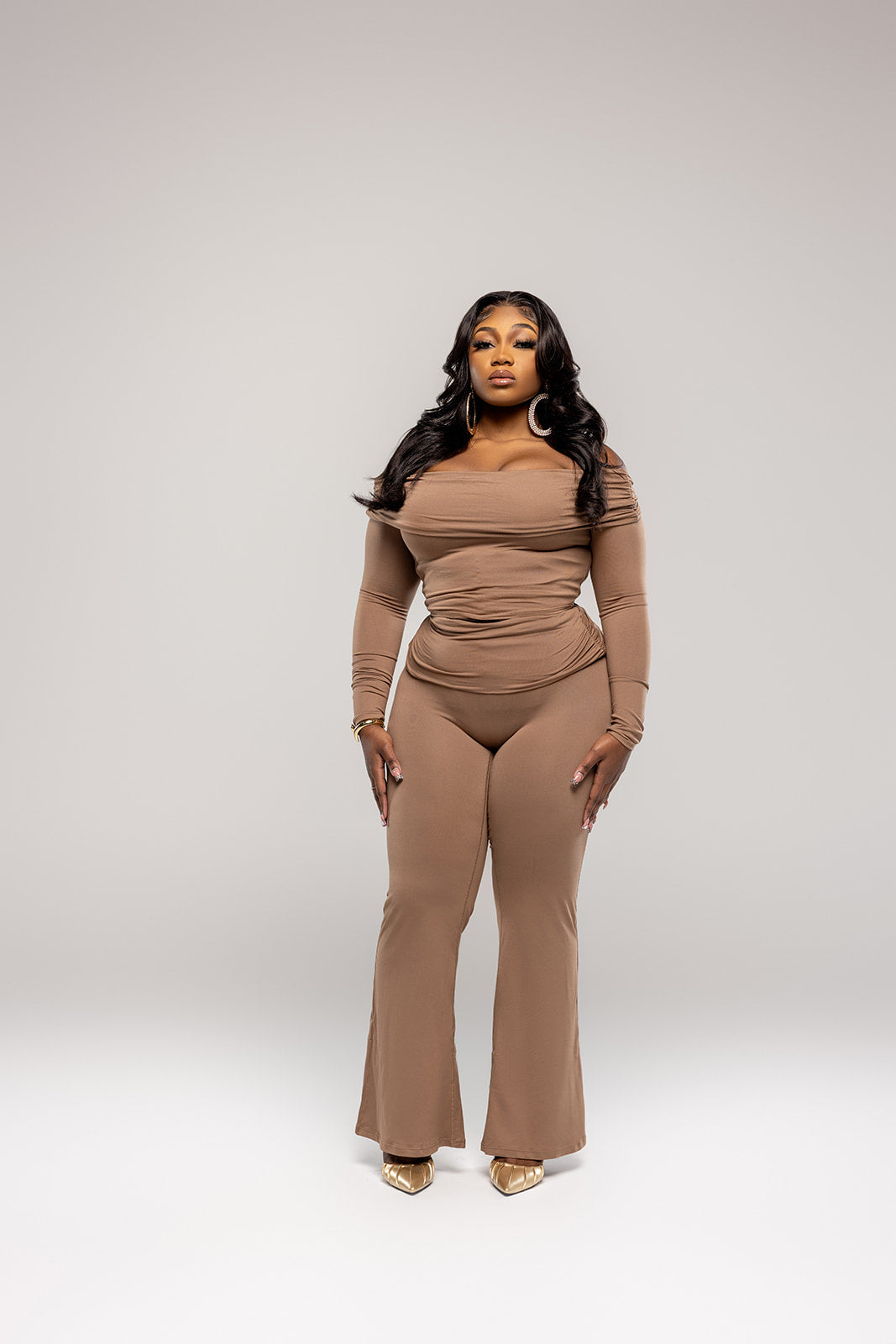 Sculpt Luxe Off-Shoulder Set
